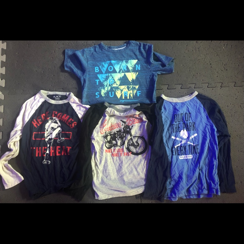 Bundle of The Children’s place graphic shirts Size Small 5/6